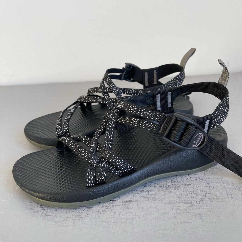 Chaco ZX/2 Sandals Hugs And Kisses Ecotread J180152 Kids /Juniors Size 5 Black